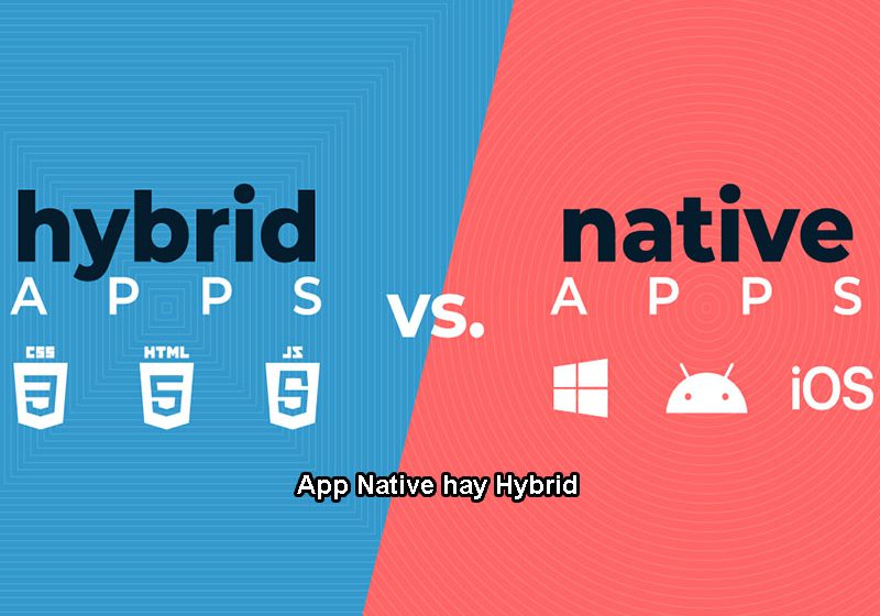 Nên chọn phát triển App Native hay Hybrid?